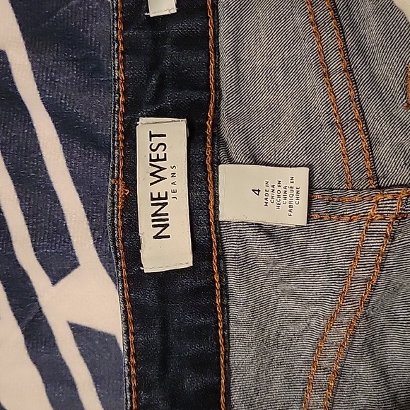 Dark Blue Slim Boyfriend Fit Jeans - Picture 3 of 8